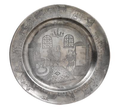 A Seder plate, - Antiques: Clocks, Sculpture, Faience, Folk Art, Vintage