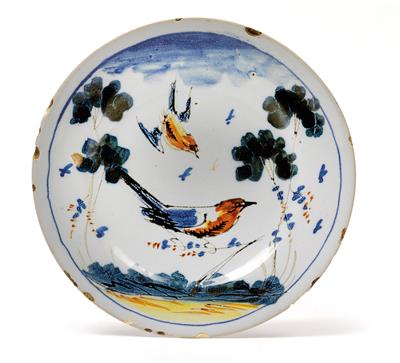 A plate, - Antiques: Clocks, Sculpture, Faience, Folk Art, Vintage