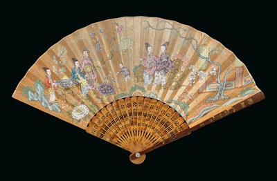 Two folding fans, China, eighteenth/nineteenth century - Orologi, vintage, sculture, maioliche, arte popolare