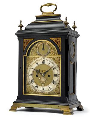 George III Barock Stockuhr "Robert Higgs, London" - Uhren, Metallarbeiten, Vintage, Fächersammlung, Fayence, Skulpturen, Volkskunst