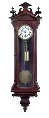 A small Late Biedermeier wall-mounted pendulum clock, - Orologi, vintage, sculture, maioliche, arte popolare
