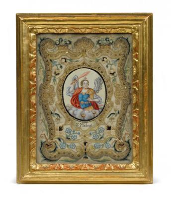 A convent picture, St Michael, - Starožitnosti