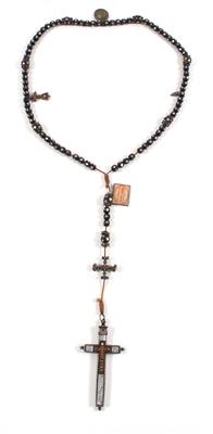 A pilgrim’s rosary, - Clocks, Vintage, Sculpture, Faience, Folk Art, Fan Collection
