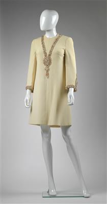 W. F. Adlmüller - An evening dress and sleeveless cloak, - Starožitnosti