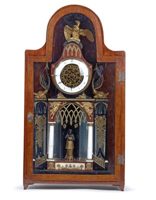 An Empire commode clock with display case, from Vienna, - Orologi, vintage, sculture, maioliche, arte popolare