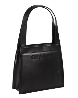 Chanel Black Leather Bag - Chanel Vintage