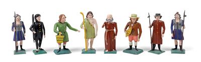 19 crib figures, - Antiquariato - orologi, vintage, arte asiatica, maioliche, arte popolare, sculture