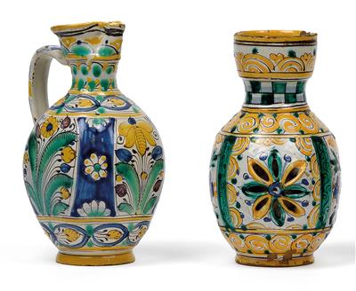 Two jugs, Slovakia, nineteenth century - Antiquariato - orologi, vintage, arte asiatica, maioliche, arte popolare, sculture