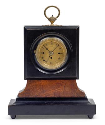 A Biedermeier travel clock - Antiques: Clocks, Vintage, Asian art, Faience, Folk Art, Sculpture