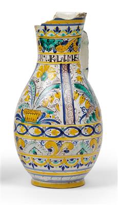 A Birnkrug, Slovakia, dated 1746 - Antiques: Clocks, Vintage, Asian art, Faience, Folk Art, Sculpture