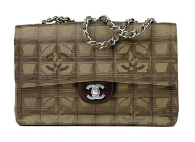 Chanel Nylon Jacquard Chocolate Bar Flap Bag - Uhren, Metallarbeiten, Vintage, Asiatika, Fayencen, Volkskunst, Skulpturen