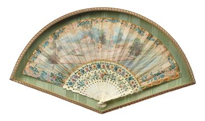 A folding fan, mid-eighteenth century - Starožitnosti