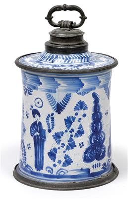 A Haban screwtop bottle, early eighteenth century - Antiques: Clocks, Vintage, Asian art, Faience, Folk Art, Sculpture