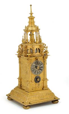 A Historism Period copy of a turret clock - Antiques: Clocks, Vintage, Asian art, Faience, Folk Art, Sculpture