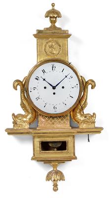 A Josephinian Period cartel clock with dolphins - Antiquariato - orologi, vintage, arte asiatica, maioliche, arte popolare, sculture