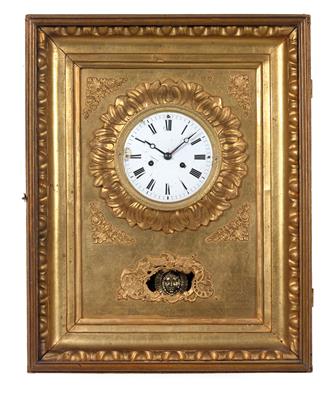 A small Biedermeier frame clock - Antiquariato - orologi, vintage, arte asiatica, maioliche, arte popolare, sculture