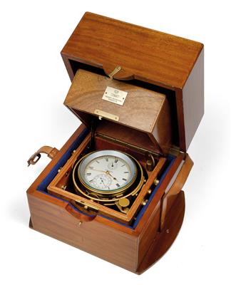 A marine chronometer "GUB Glashütte" - Antiques: Clocks, Vintage, Asian art, Faience, Folk Art, Sculpture