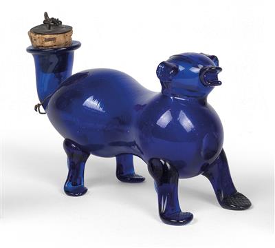 A schnapps dog, - Antiques: Clocks, Vintage, Asian art, Faience, Folk Art, Sculpture