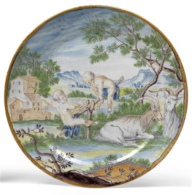 A plate, Holitsch around 1745/50 - Antiquariato - orologi, vintage, arte asiatica, maioliche, arte popolare, sculture