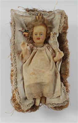 The Christ Child in wax, - Antiquariato - orologi, vintage, arte asiatica, maioliche, arte popolare, sculture