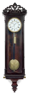 A Late Biedermeier wall pendulum clock from Vienna - Antiques: Clocks, Vintage, Asian art, Faience, Folk Art, Sculpture