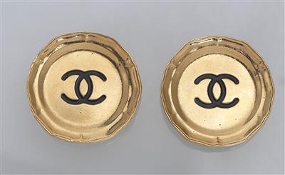 1 Paar Chanel Ohrclips - Vintage Mode und Accessoires