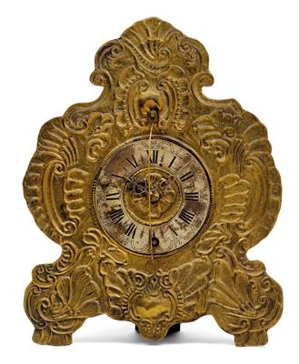 A Baroque "zappler" table clock - Umění a starožitnosti