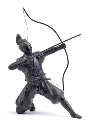 An archer, Japan, Meiji period, signed - Antiques and art