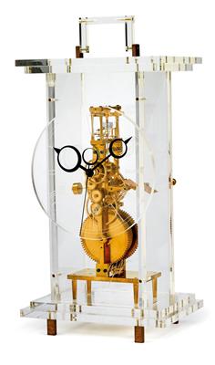 A chronometer carousel table clock - "Navratil" - Antiques and art