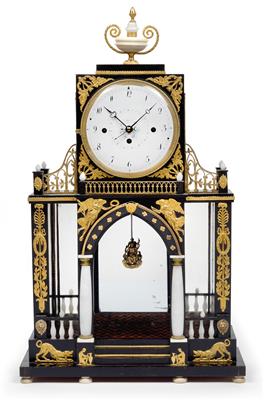 A first-rate Empire Period commode clock - Antiques and art