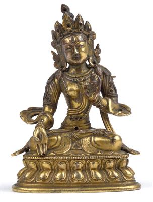 A gilt-bronze figure of Sitatara, Tibet, 18th/19th century - Antiques and art