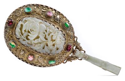 A hand mirror, China - Antiques and art
