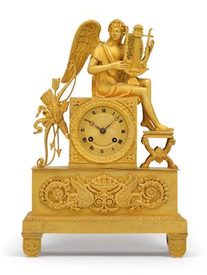 A small Charles X mantle clock "Apollo" - Umění a starožitnosti