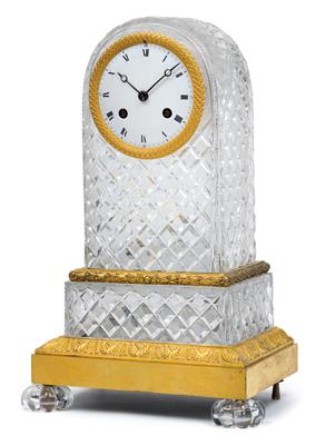 A Louis Philippe Baccarat table clock - Antiques and art