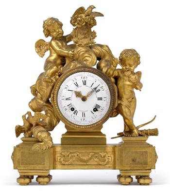 A Louis XVI ormolu mantle clock - Antiques and art