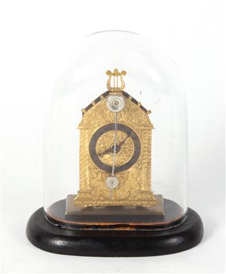 A miniature 'zappler' table clock - Umění a starožitnosti