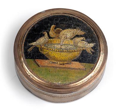 Roman micro-mosaic box, - Antiques and art