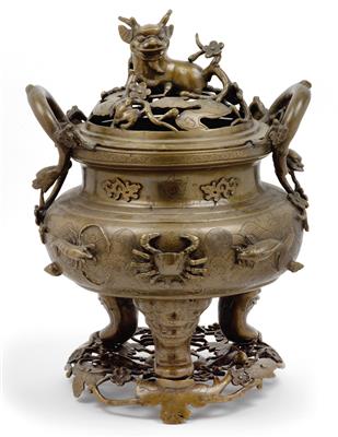 A bronze censer, China, 19th century - Arte e antiquariato