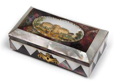 A Viennese casket with cover, - Arte e antiquariato