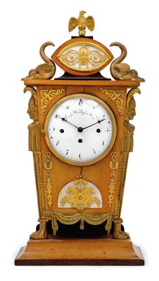 Wiener Empire Kommodenuhr - Uhren, Metallarbeiten, Vintage, Asiatika, Fayencen, Skulpturen, Volkskunst