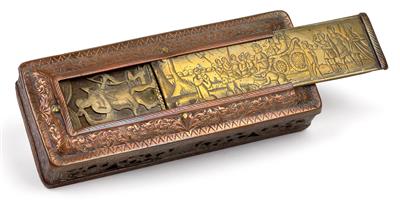 A Baroque smoking tobacco box, - Umění a starožitnosti