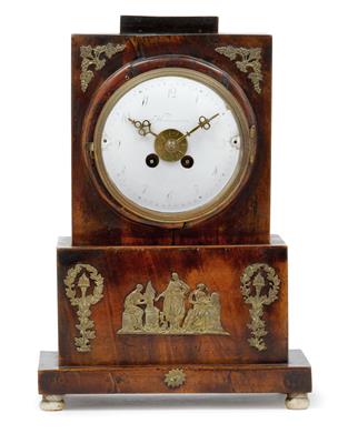 An Empire commode clock from Germany - Orologi, arte asiatica, metalli lavorati, fayence, arte popolare, sculture