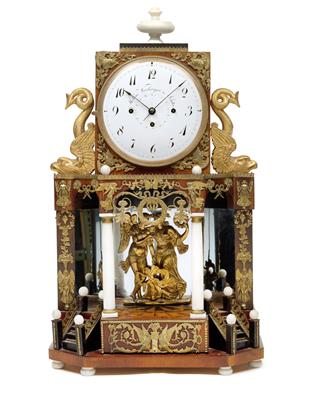 An Empire commode clock - Clocks, Asian Art, Metalwork, Faience, Folk Art, Sculpture