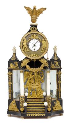 An Empire commode clock with jacquemart - Umění a starožitnosti