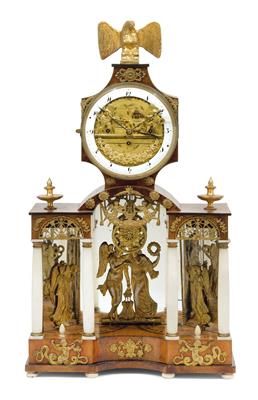 An Empire commode clock "Schmied und Schleifer" - Clocks, Asian Art, Metalwork, Faience, Folk Art, Sculpture