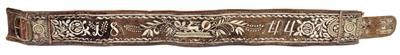 A quill embroidery belt, - Umění a starožitnosti