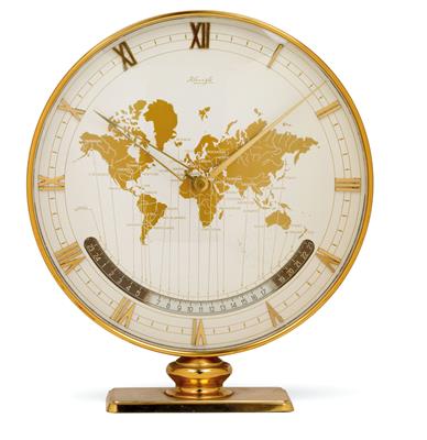 Kienzle global time clock - Clocks, Asian Art, Metalwork, Faience, Folk Art, Sculpture
