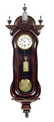 A small Historism Period wall pendulum clock from Vienna - Clocks, Asian Art, Metalwork, Faience, Folk Art, Sculpture