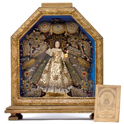 A Prague Baby Jesus, - Clocks, Asian Art, Metalwork, Faience, Folk Art, Sculpture