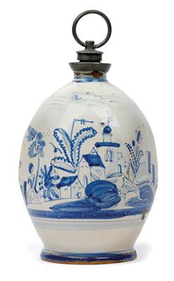 A screwtop bottle, Gmunden or Haban piece around 1700 - Orologi, arte asiatica, metalli lavorati, fayence, arte popolare, sculture